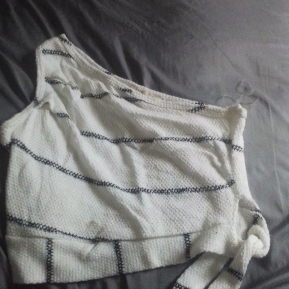 One shoulder teen/adult shirt